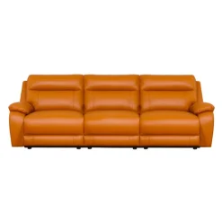 Genuine Leather Power Modular Reclining Sofa - 3 pcs