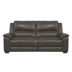 Genuine Leather Power Reclining Loveseat