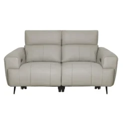 Genuine Leather Power Reclining Loveseat