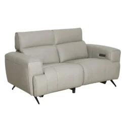 Genuine Leather Power Reclining Loveseat