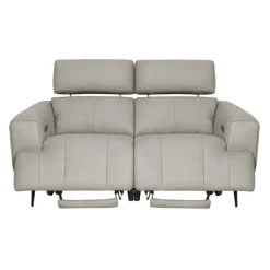 Genuine Leather Power Reclining Loveseat