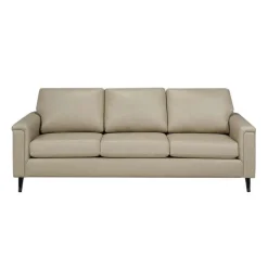 Genuine Leather Sofa - Beige