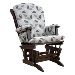 Glider Rocking Chair - Patterned Fabric