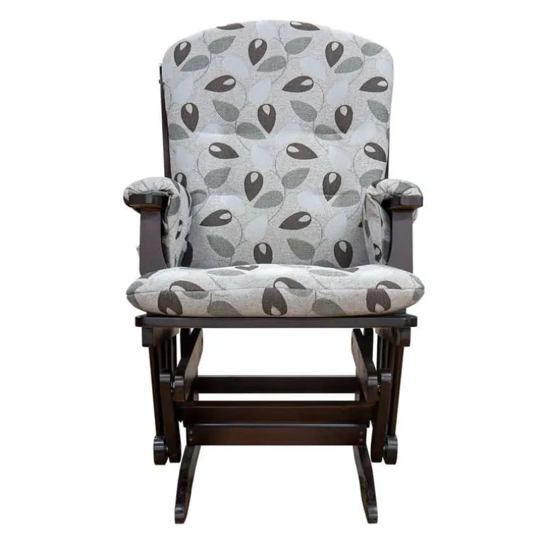 Glider Rocking Chair - Patterned Fabric