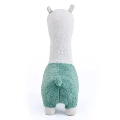 Green Llama-Shaped Kids Pouf – 28.3