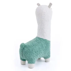 Green Llama-Shaped Kids Pouf – 28.3