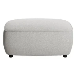 Grey Fabric Ottoman