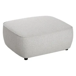 Grey Fabric Ottoman