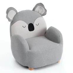 Grey Koala-Shaped Kids Armchair – 22.8