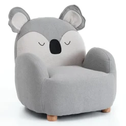 Grey Koala-Shaped Kids Armchair – 22.8