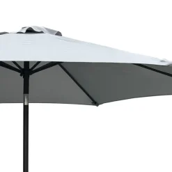 Grey Tilting Patio Umbrella with Base - 9 ft