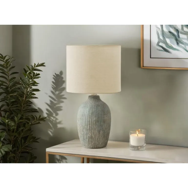 18"H Ceramic Table Lamp
