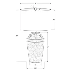 28"H Ceramic Table Lamp