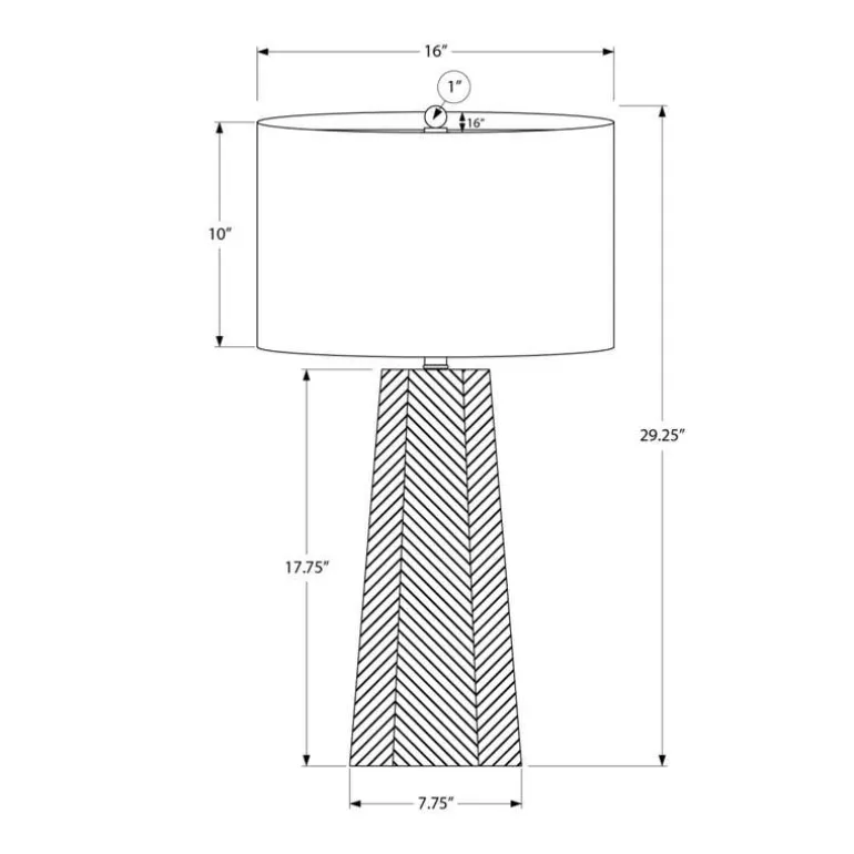 29"H Ceramic Table Lamp