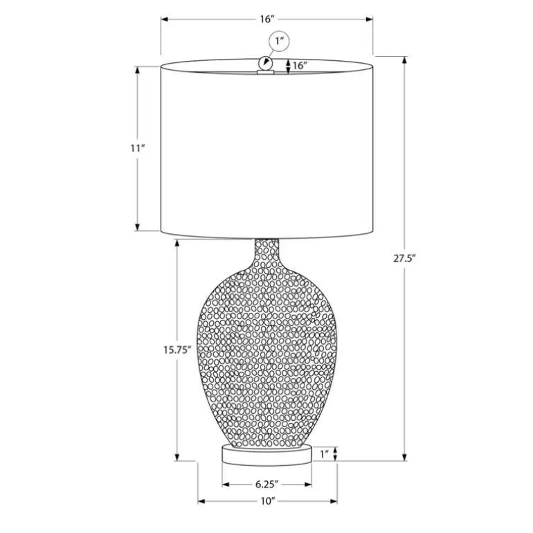 28"H Ceramic Table Lamp