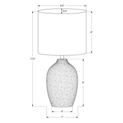 18"H Ceramic Table Lamp