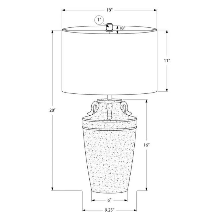 28"H Ceramic Table Lamp