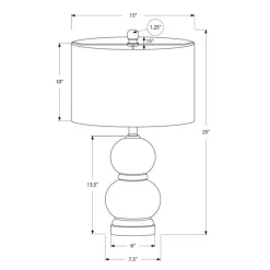 25"H Ceramic Table Lamp
