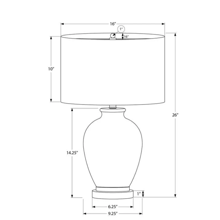 26"H Ceramic Table Lamp
