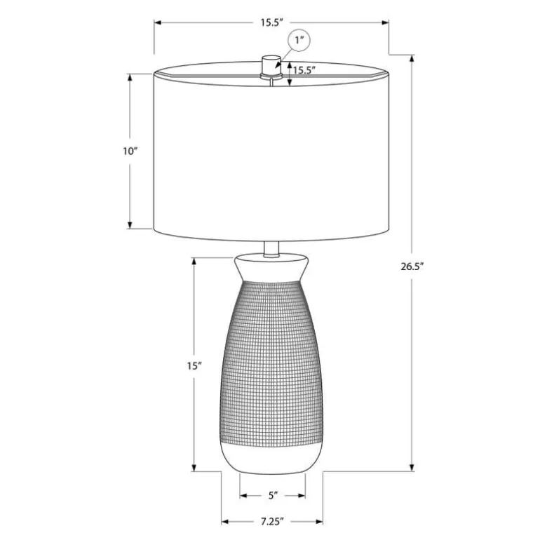 27"H Ceramic Table Lamp