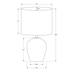 17"H Ceramic Table Lamp