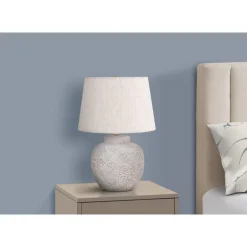 22"H Concrete Table Lamp