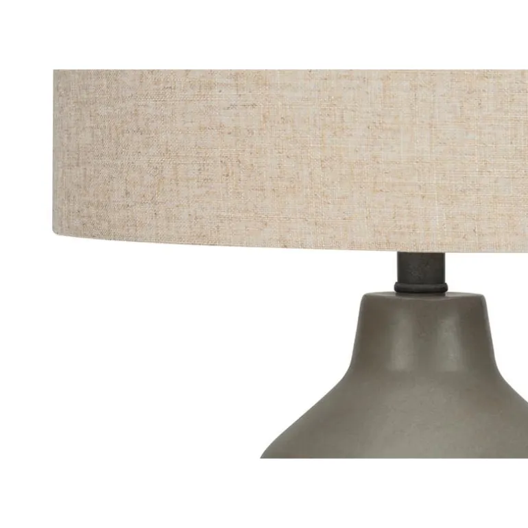 24"H Concrete Table Lamp