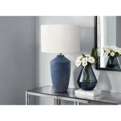 25"H Concrete Table Lamp