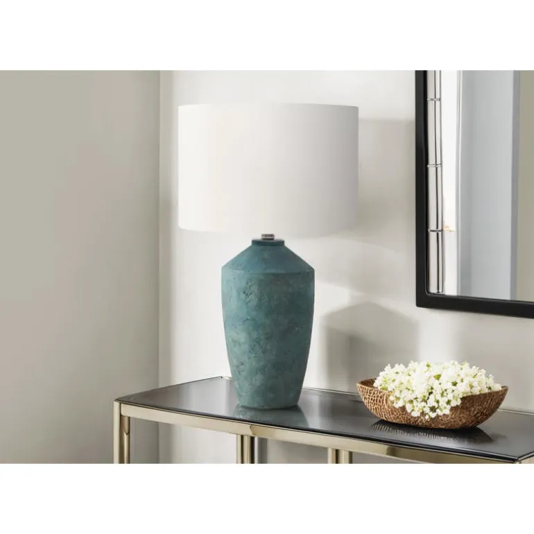 25"H Concrete Table Lamp