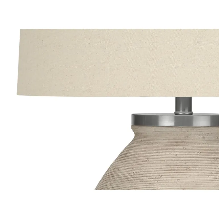 25"H Concrete Table Lamp