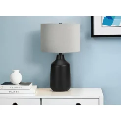 24"H Concrete Table Lamp