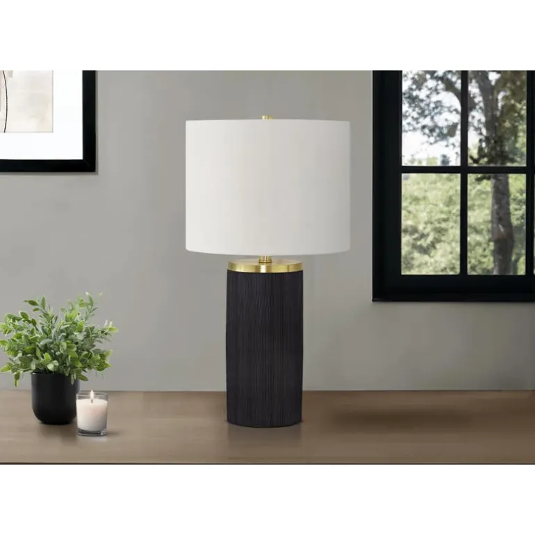 24"H Concrete Table Lamp
