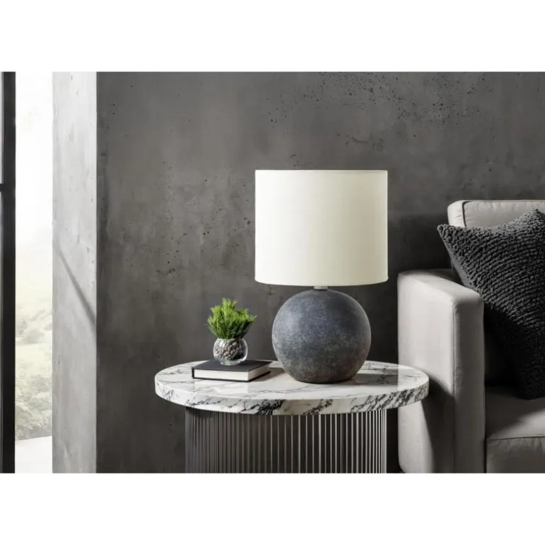 16"H Concrete Table Lamp