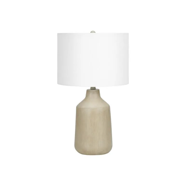 24"H Concrete Table Lamp