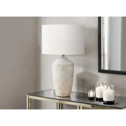 25"H Concrete Table Lamp