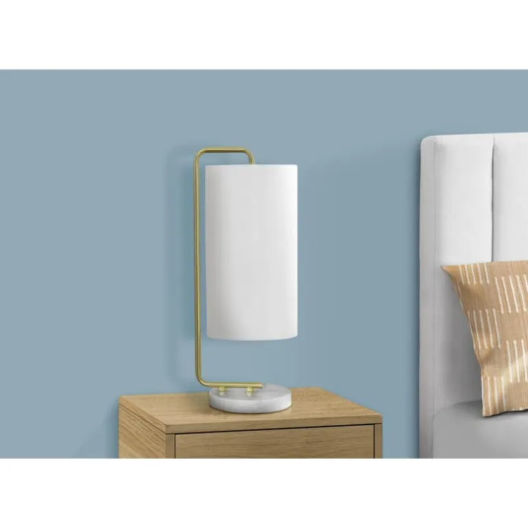 20"H Faux Marble Table Lamp