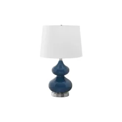 24"H Glass Table Lamp