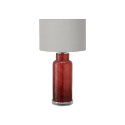 28"H Glass Table Lamp