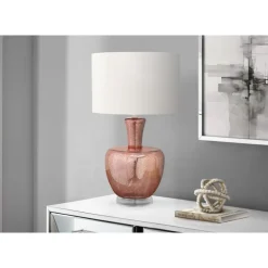 26"H Glass Table Lamp