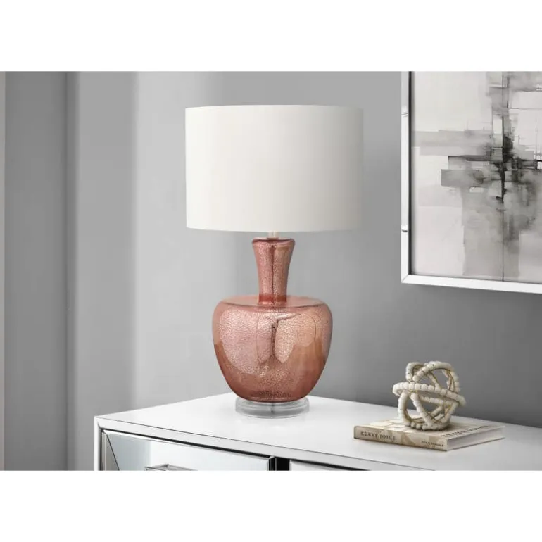 26"H Glass Table Lamp