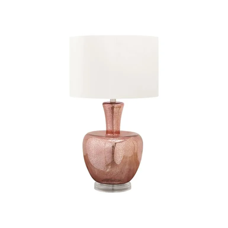 26"H Glass Table Lamp