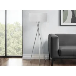 62"H Metal Floor Lamp