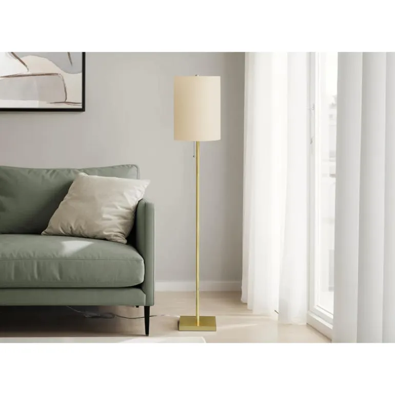 62"H Metal Floor Lamp