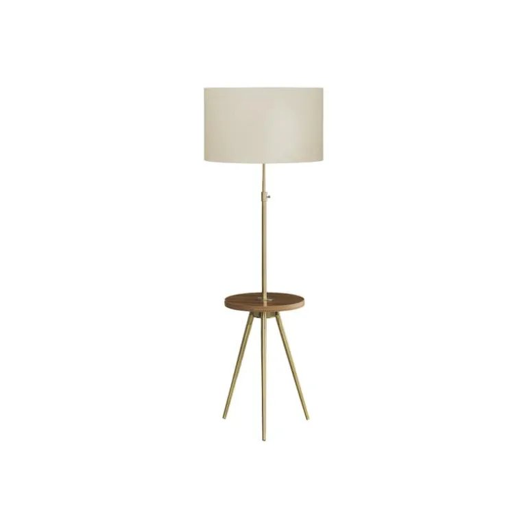 63"H Metal Floor Lamp with USB Ports
