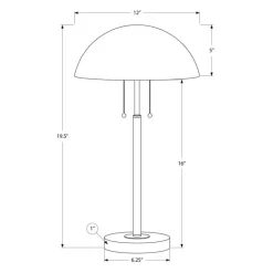 20"H Metal Table Lamp