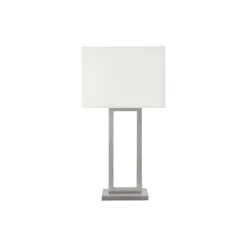 28"H Metal Table Lamp with USB Port