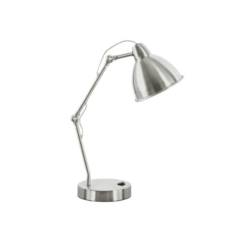 17"H Metal Table Lamp with USB Ports