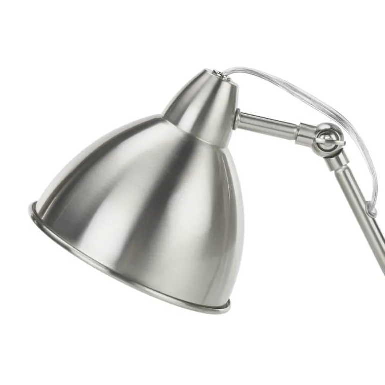 17"H Metal Table Lamp with USB Ports