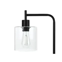 20"H Metal Table Lamp with USB Ports