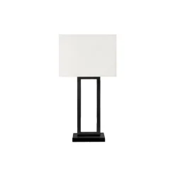 28"H Metal Table Lamp with USB Port